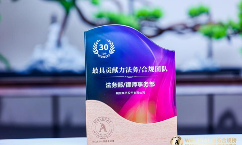 NG集团荣膺WELEGAL2023年度最具贡献力法务/合规团队奖