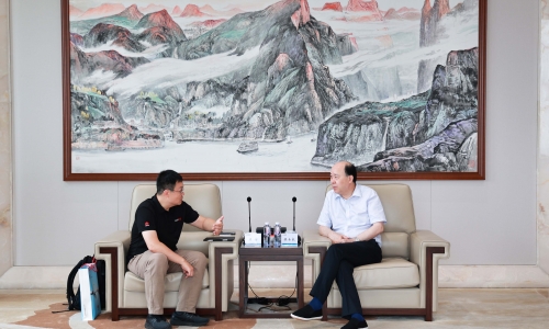 华为云全球生态部总裁康宁到访NG集团