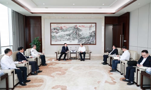 通用技术高新资料集团有限公司董事长、党委书记庄幼雄一行莅临NG集团调研