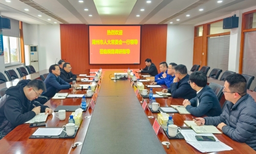 咸宁市人大常委会党组书记、主任孙贤龙莅临NG集团恒腾调研